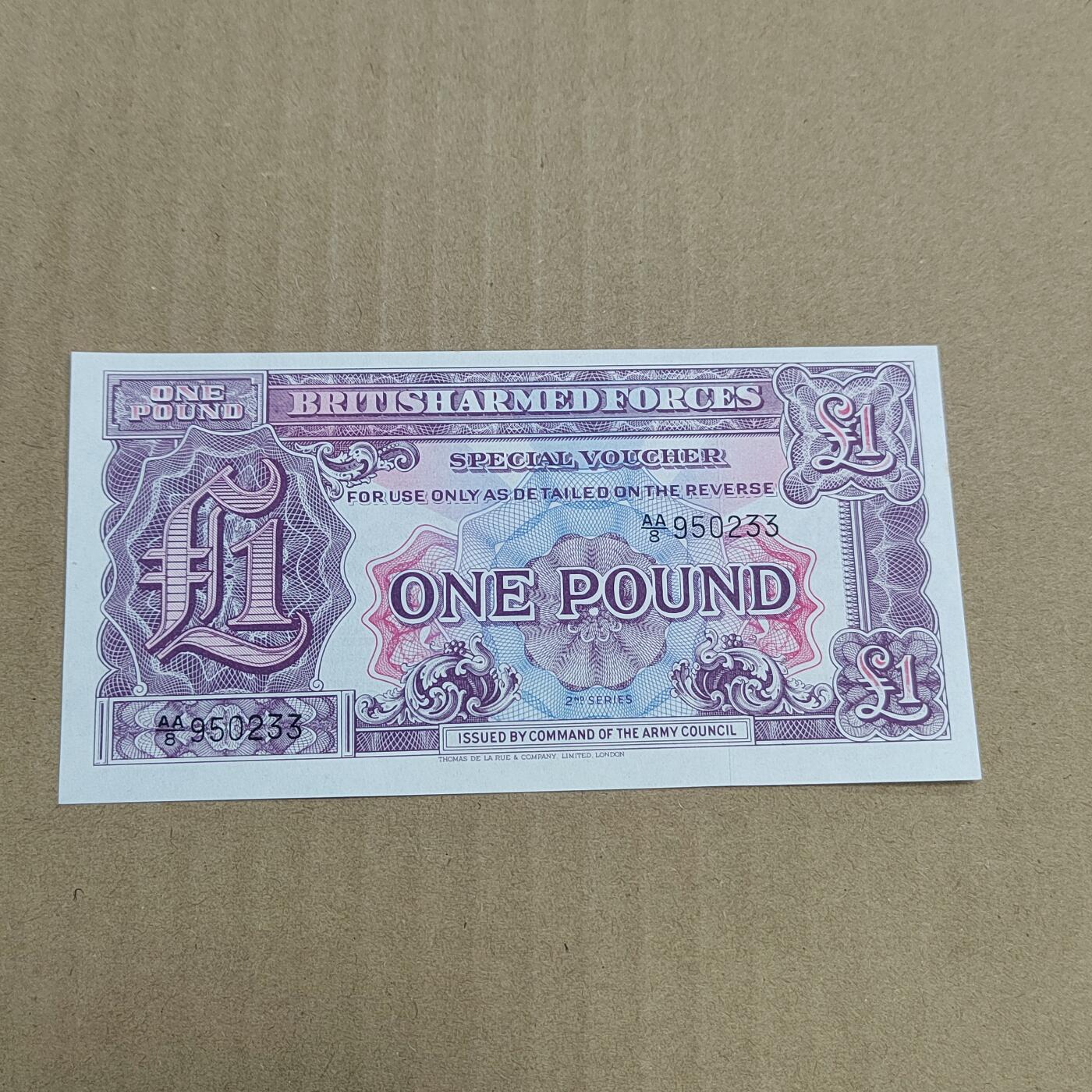 PCAI钱币  20-756外国纸币小专场 英国一镑