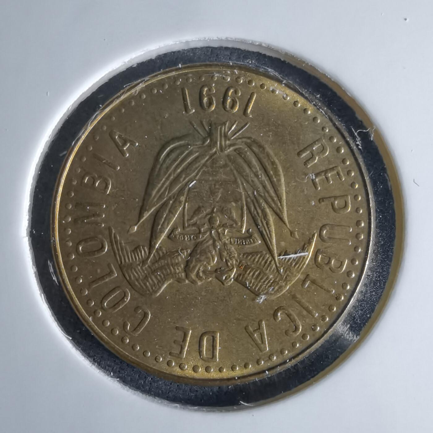 沼泽如烟--第995场 哥伦比亚1991年20比索