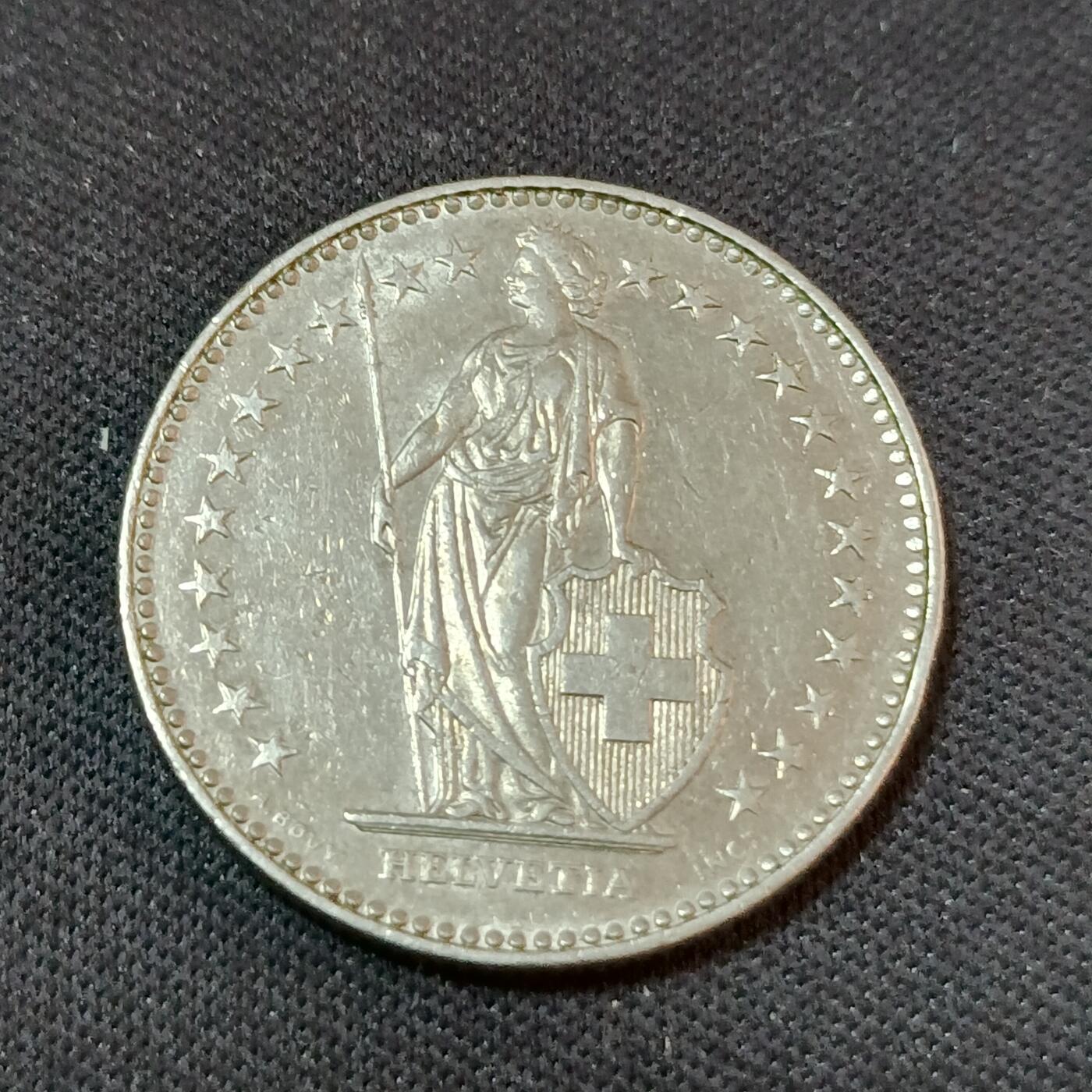 【游宝拍卖】丙午蛇马年第2期 瑞士1985年2法郎