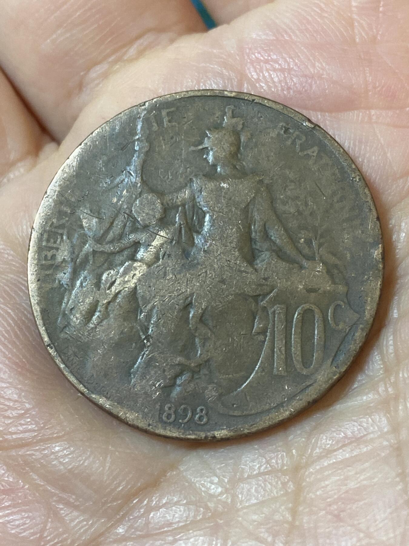 2026年第二十五场(总第一百九十四场）外国好品散币场(免佣金) 法兰西第三共和国1898年10生丁