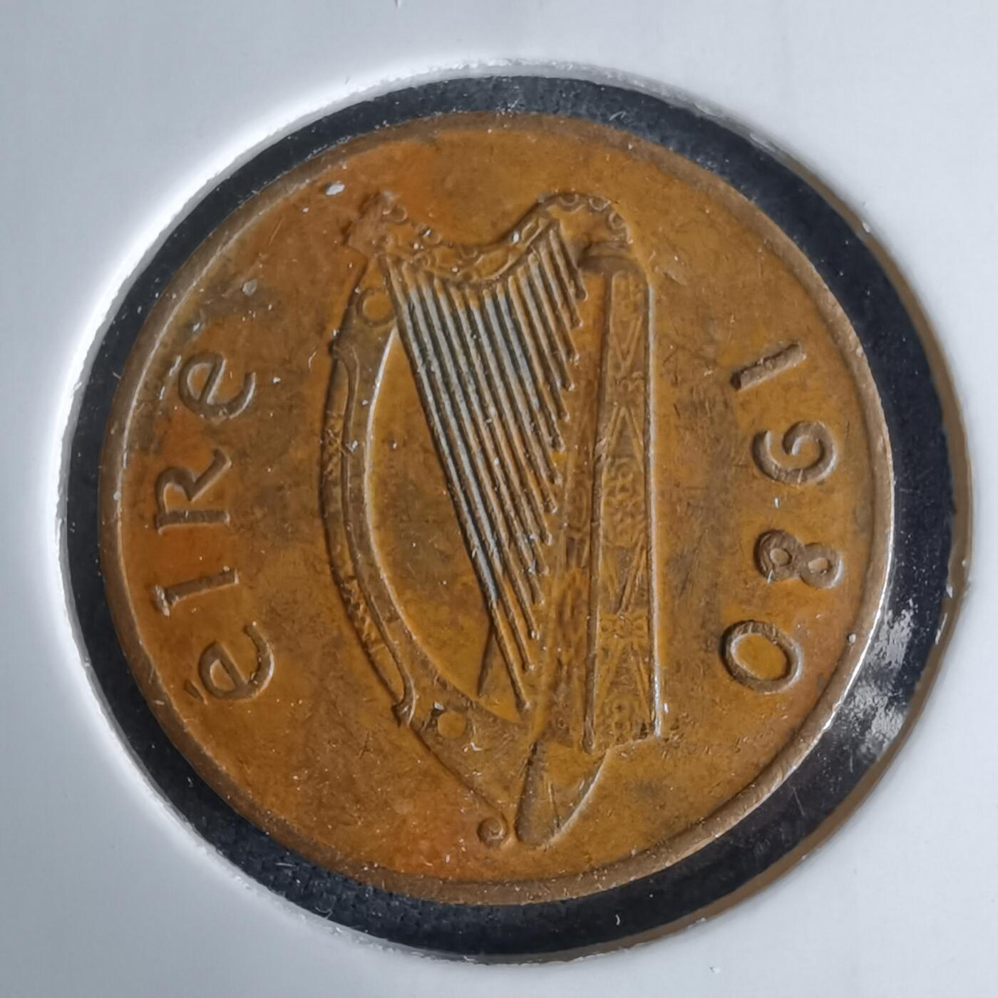 沼泽如烟--第995场 爱尔兰1980年1便士