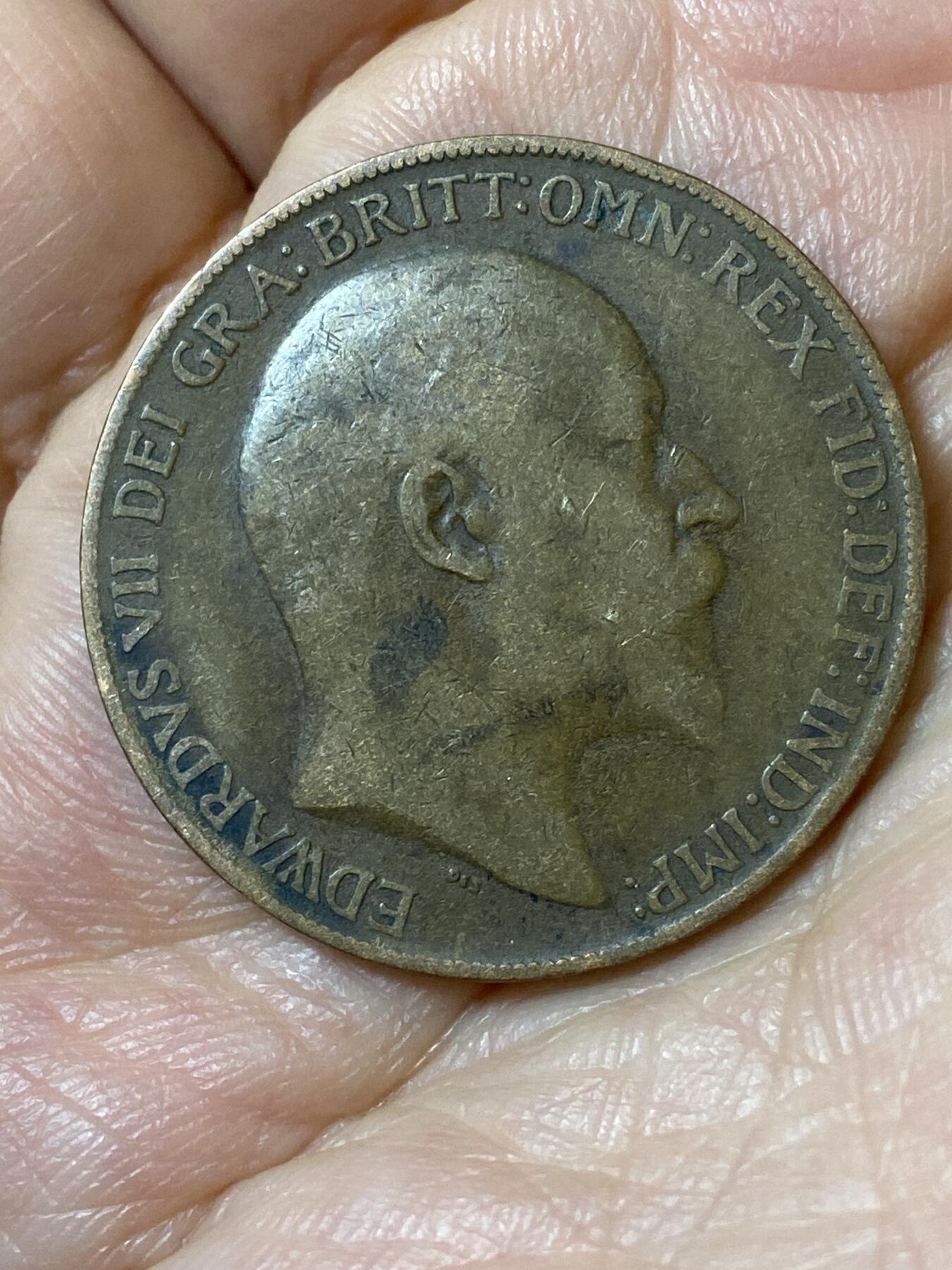 2026年第二十五场(总第一百九十四场）外国好品散币场(免佣金) 英国🇬🇧1909年1便士(爱德华七世时期)