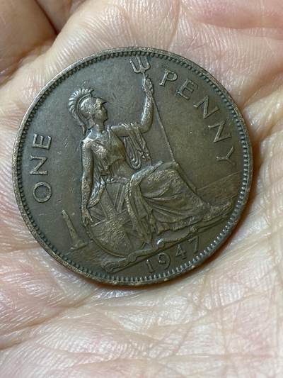 2026年第二十五场(总第一百九十四场）外国好品散币场(免佣金) - 英国🇬🇧1947年1便士(乔治六世第一版)