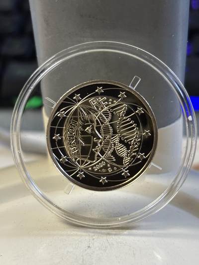 第191期拍卖 - 法国2020年医学研究精制双色纪念币，8.5克，发行10000枚