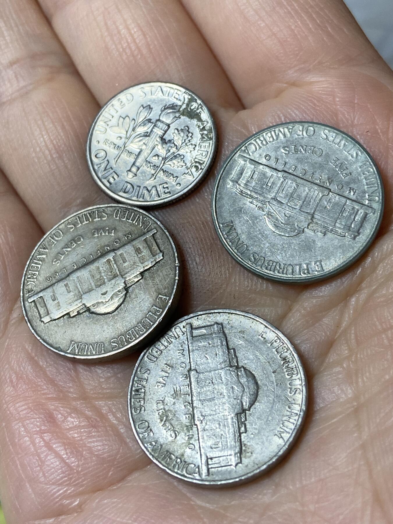 2026年第二十五场(总第一百九十四场）外国好品散币场(免佣金) 美国🇺🇸4枚：1954年90年2001年5分，1989年1角