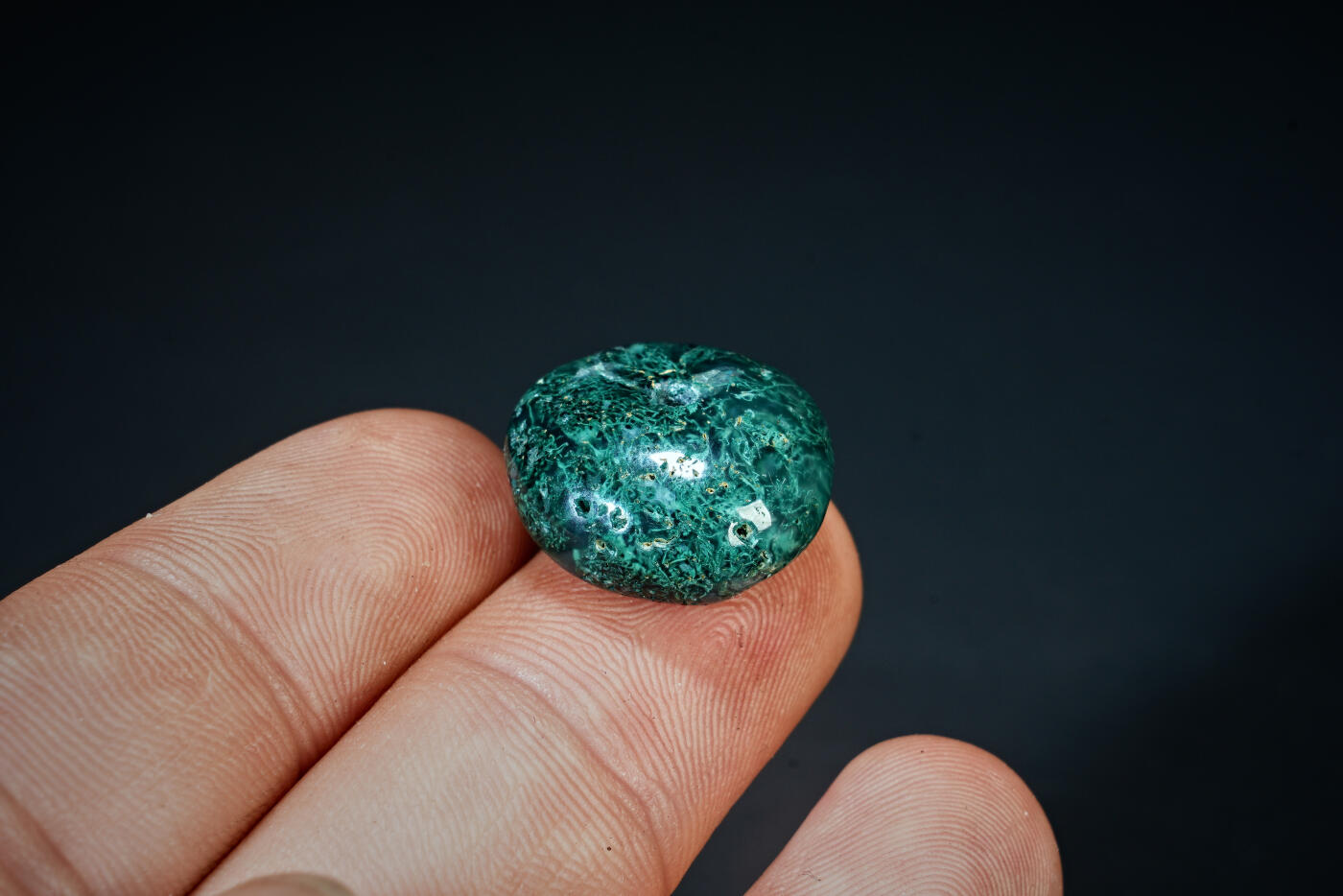 上海都达杂项专场三十一【全场包邮】  巴西老矿绿幽灵平安扣89-122