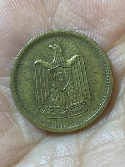 2026年第二十五场(总第一百九十四场）外国好品散币场(免佣金) - 埃及🇪🇬1962年2米利姆(阿拉伯联合共和国时期，首发年)