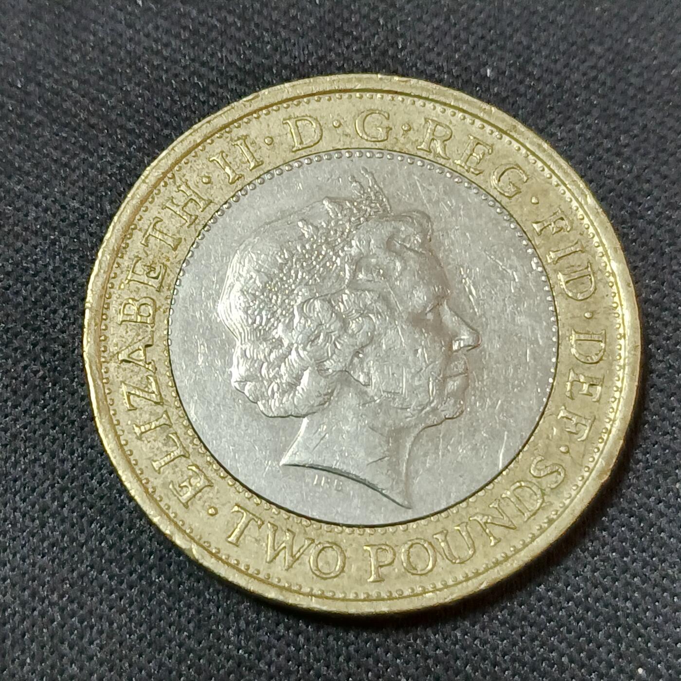 【游宝拍卖】丙午蛇马年第2期 英国2007年2英镑纪念币