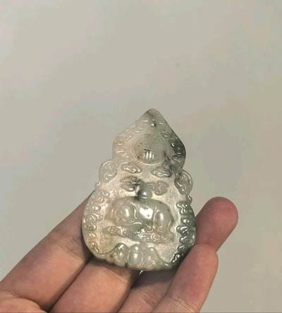 兰馨堂瓷竹专场 - 翡翠太平有象牌子