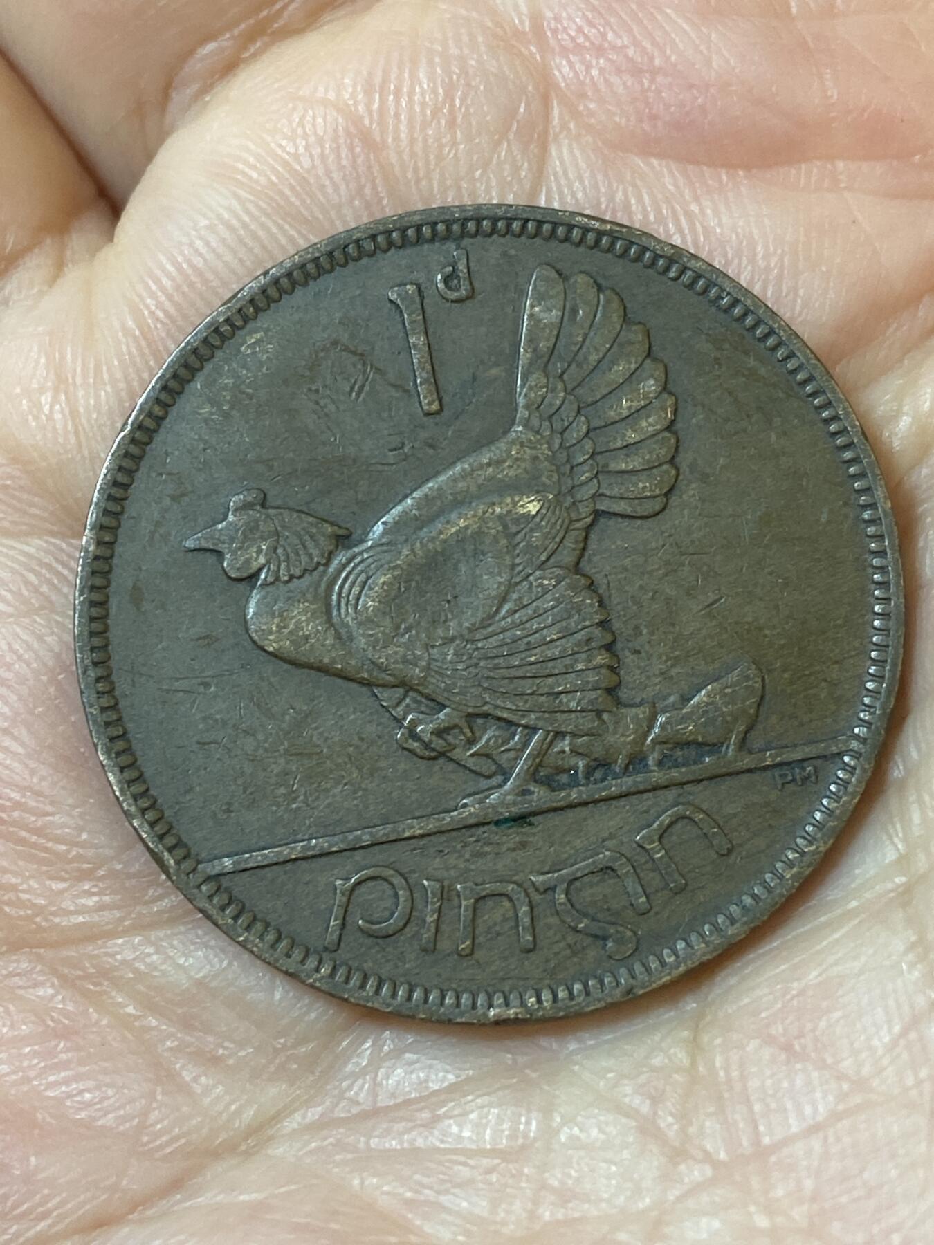 2026年第二十五场(总第一百九十四场）外国好品散币场(免佣金) 稀年–爱尔兰1933年1便士(英辖自由邦时期，发行量最少年份)