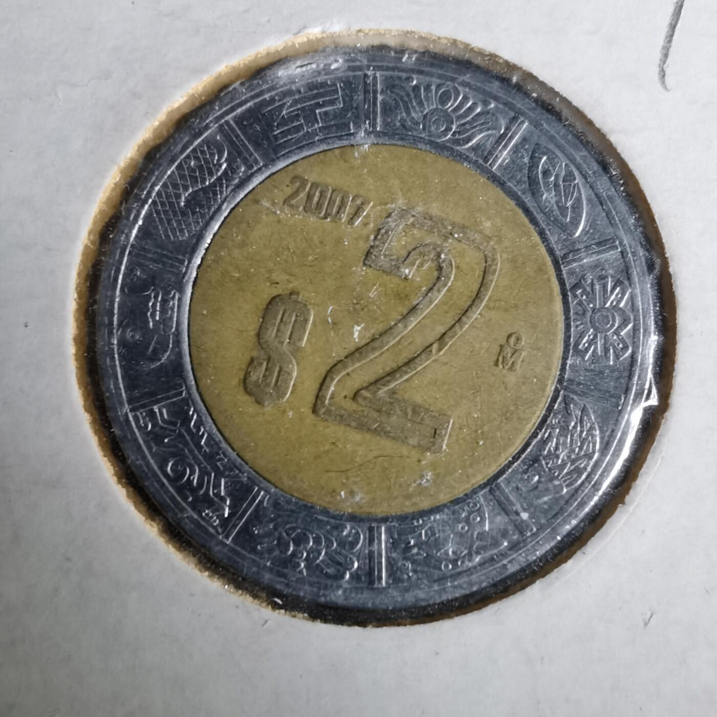 沼泽如烟--第993场 墨西哥2007年2比索