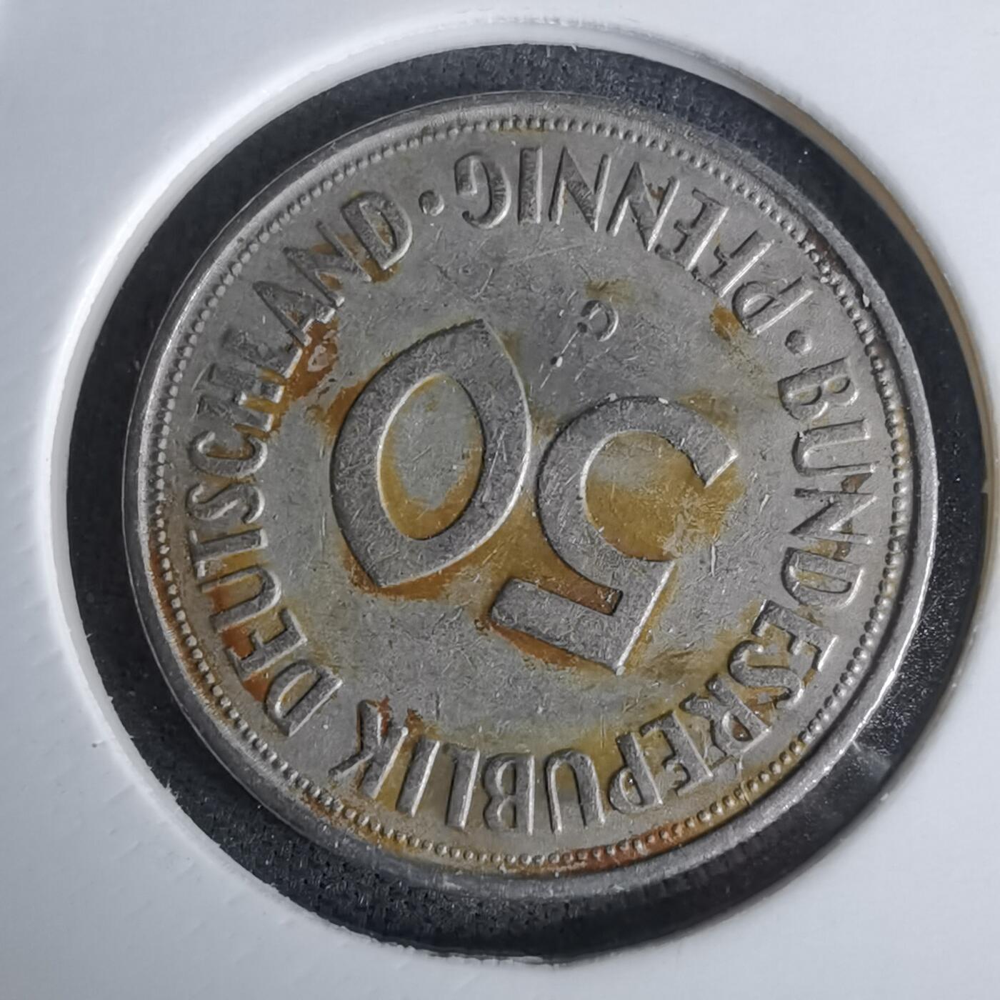 沼泽如烟--第994场 德国1950年50芬尼