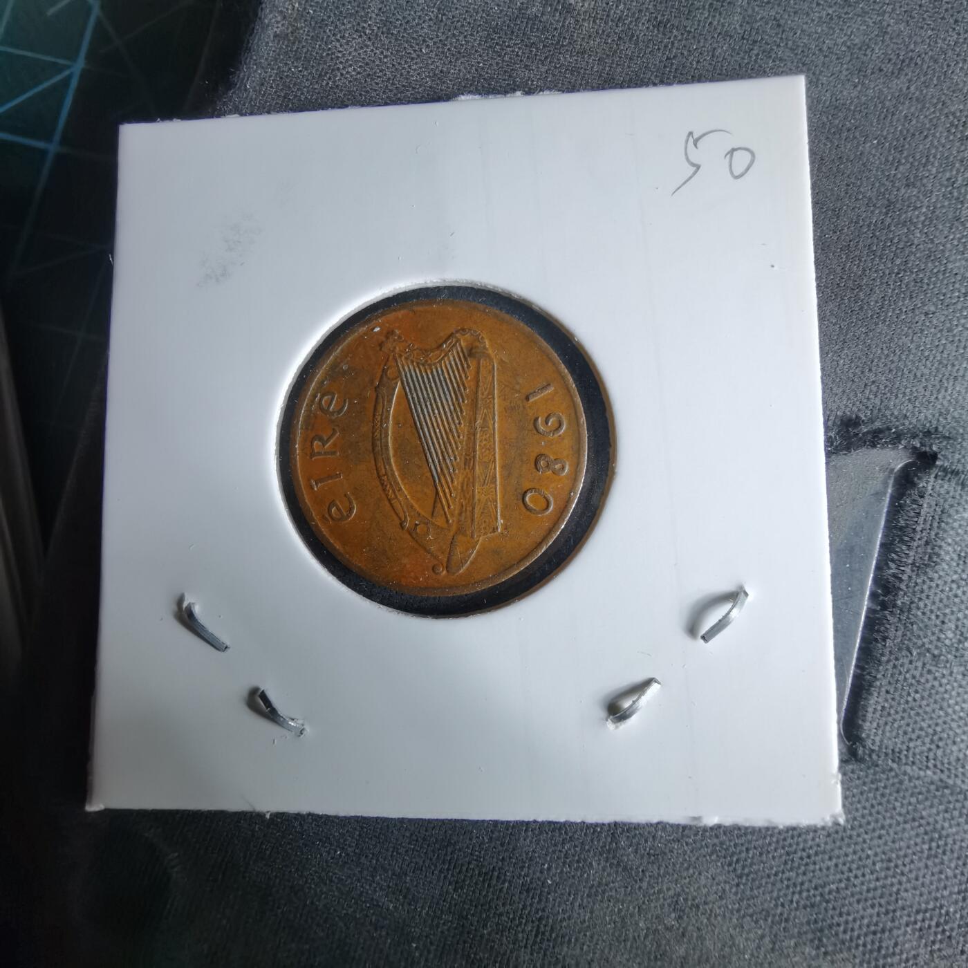 沼泽如烟--第995场 爱尔兰1980年1便士