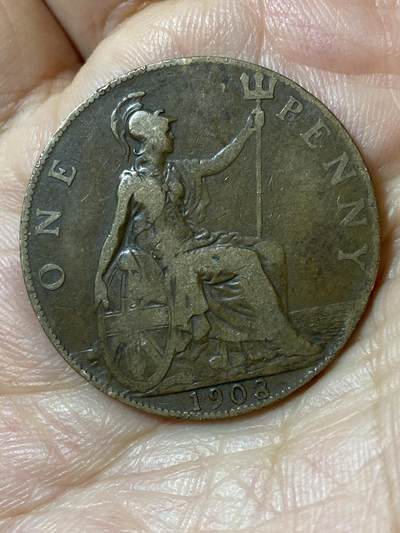 2026年第二十五场(总第一百九十四场）外国好品散币场(免佣金) - 英国🇬🇧1908年1便士(爱德华七世时期)