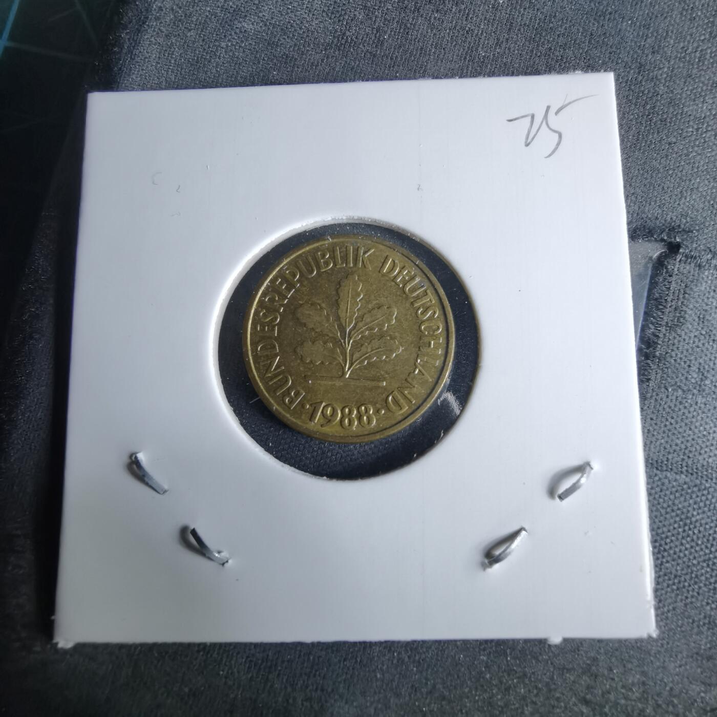 沼泽如烟--第995场 德国1988年5芬尼