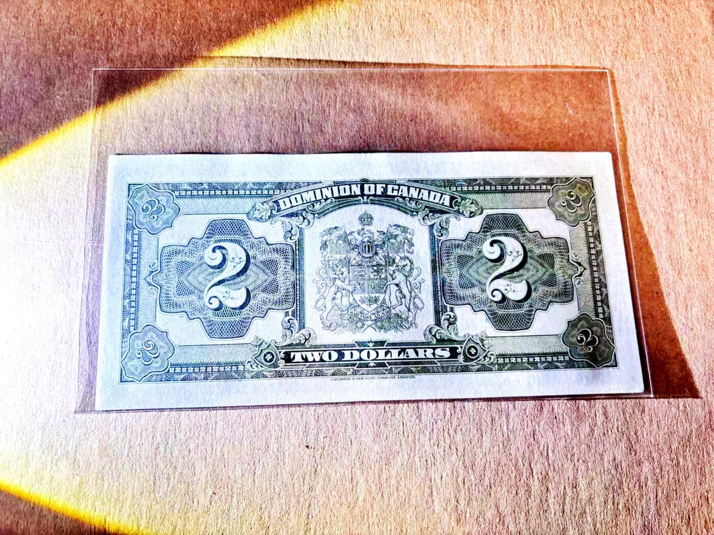 【Blue Auction】世界纸币精拍第787期——18级TOP拍卖/信誉/品质/专业/高效💫  加拿大自治领1923年2元 正面为威尔士亲王即后来的国王爱德华八世戎装像 其1936年登基 不爱江山爱美人 在位仅不到1年 XF品相