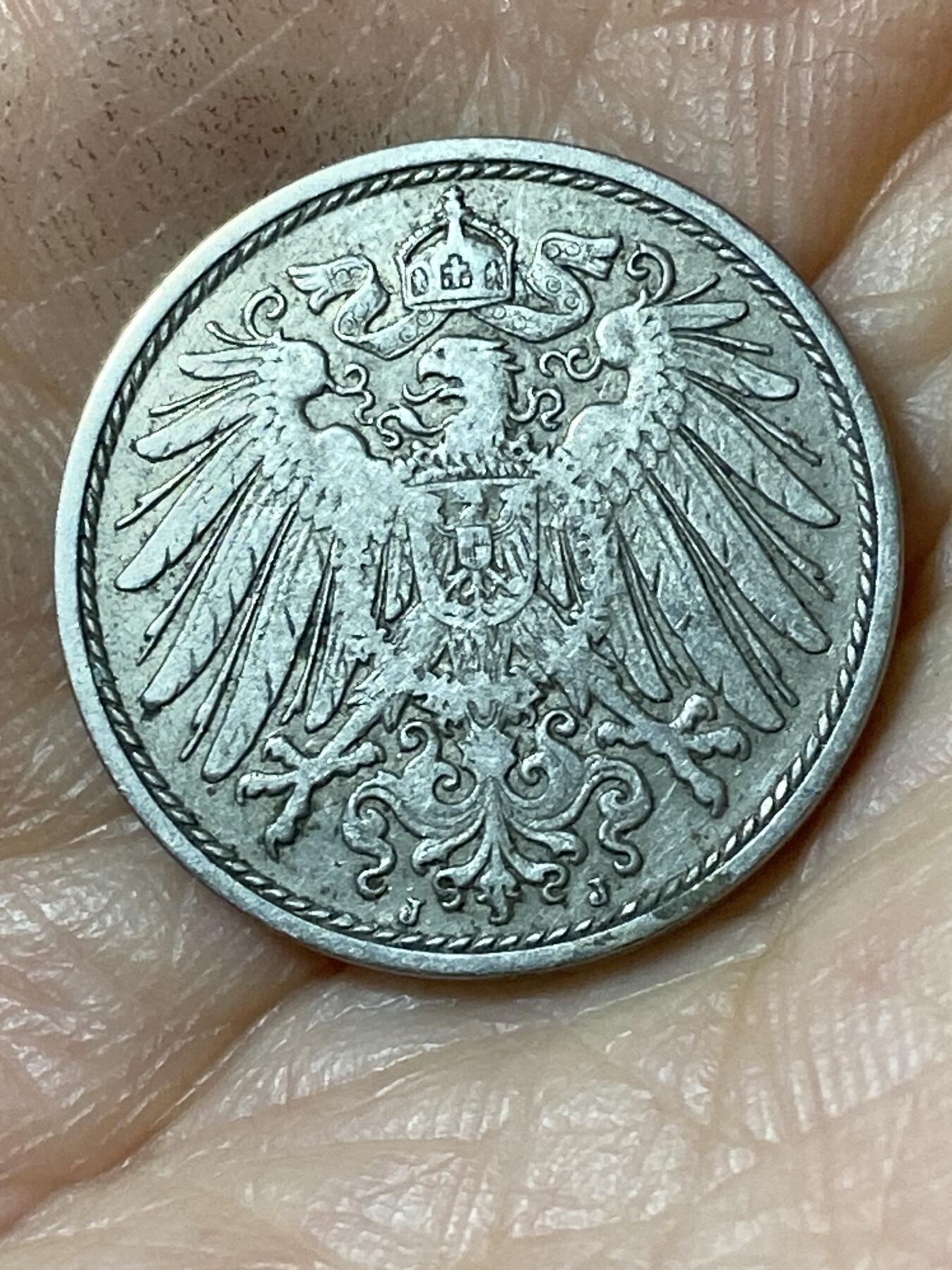 2026年第二十五场(总第一百九十四场）外国好品散币场(免佣金) 德意志帝国1911年10芬尼(威廉二世时期，J标汉堡造)