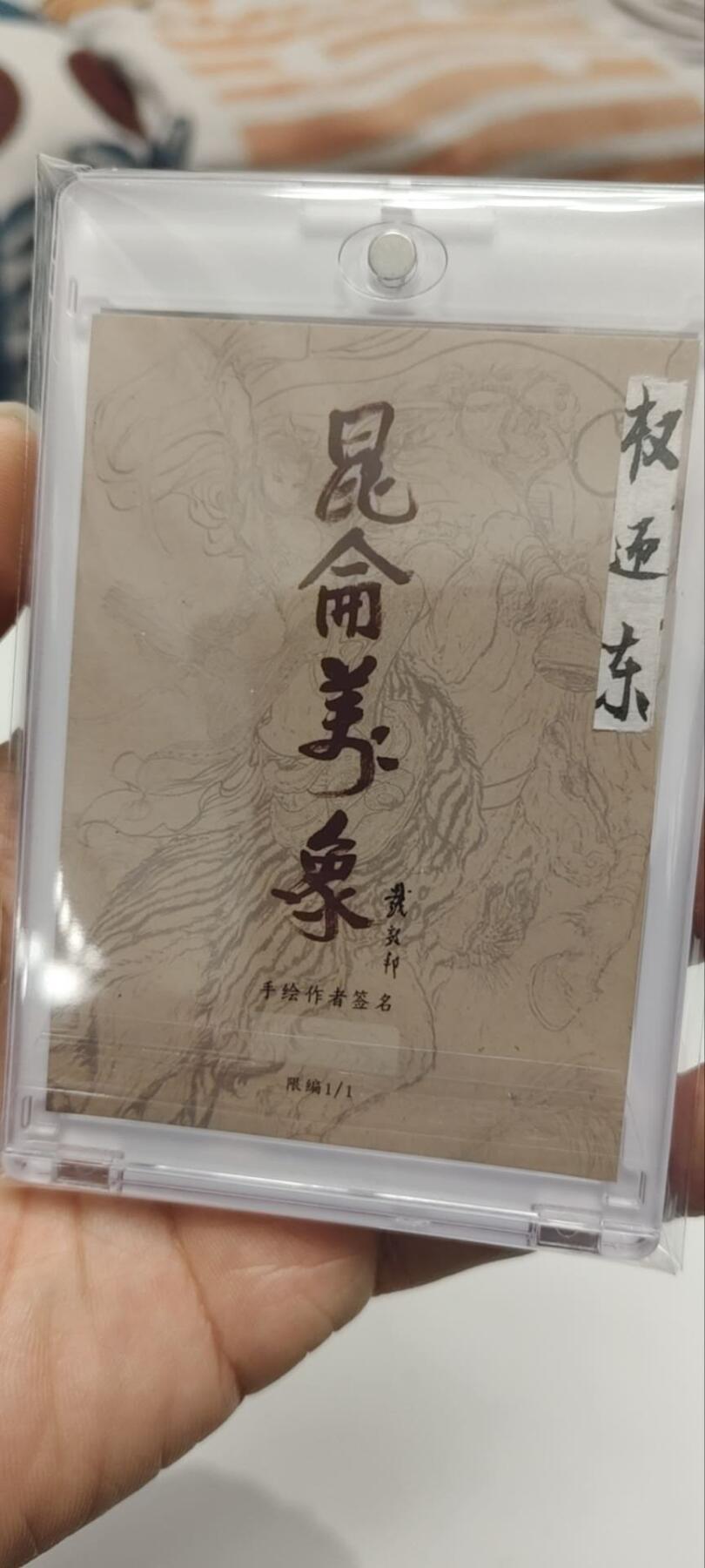 秋原瞳的小店第三十六期（年终大促3/3.敬请期待，大家先过年吧，来年再会） 昆仑万象权迎东手绘——水浒五虎之关胜，专属定制