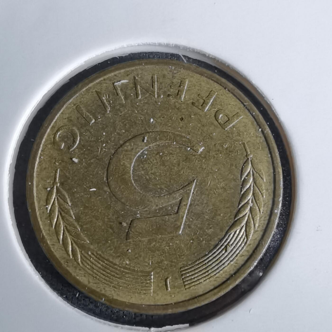 沼泽如烟--第994场 德国1981年5芬尼