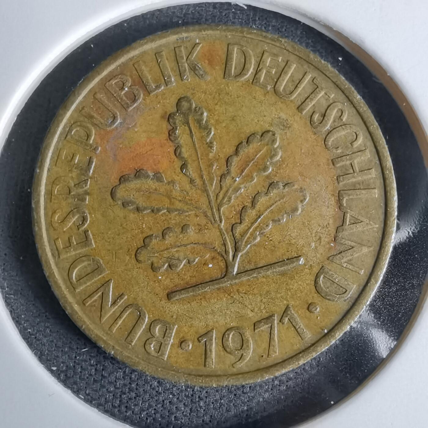 沼泽如烟--第994场 德国1971年10芬尼