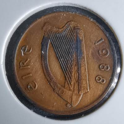 沼泽如烟--第995场 - 爱尔兰1988年1便士