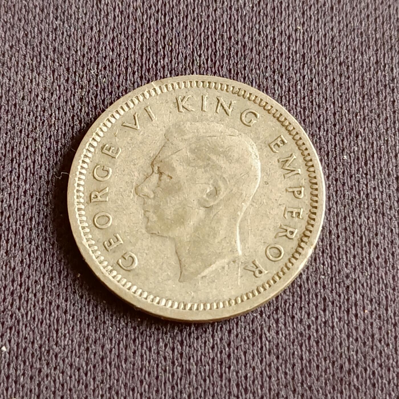 【游宝拍卖】丙午蛇马年第2期 新西兰1942年3便士银币