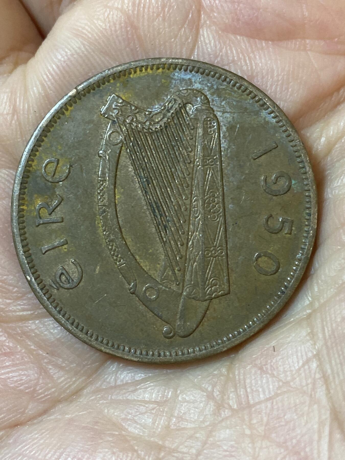 2026年第二十五场(总第一百九十四场）外国好品散币场(免佣金) 爱尔兰🇮🇪1950年1便士(共和国时期第一套)