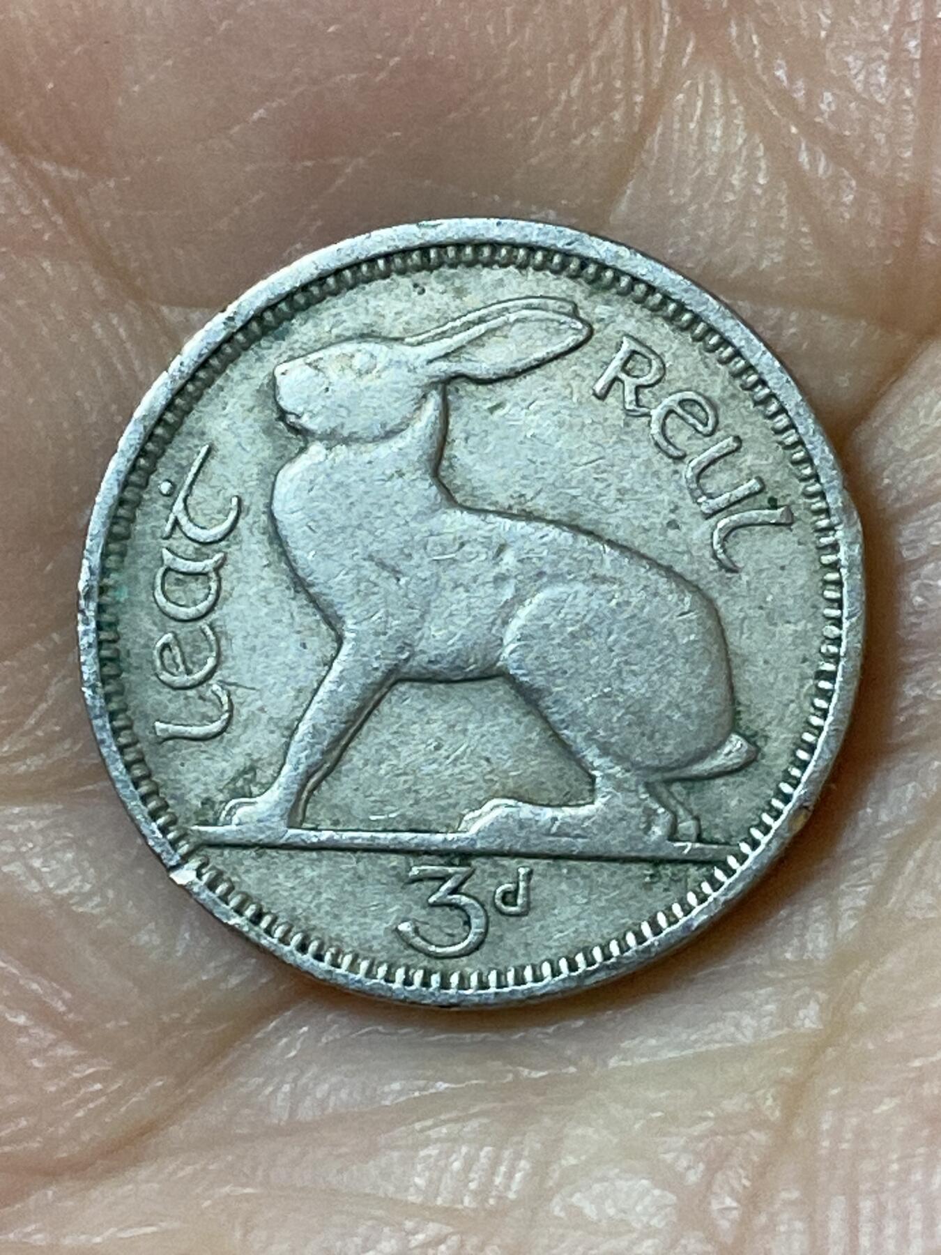 2026年第二十五场(总第一百九十四场）外国好品散币场(免佣金) 爱尔兰🇮🇪1942年3便士(共和国时期第一套第二版)