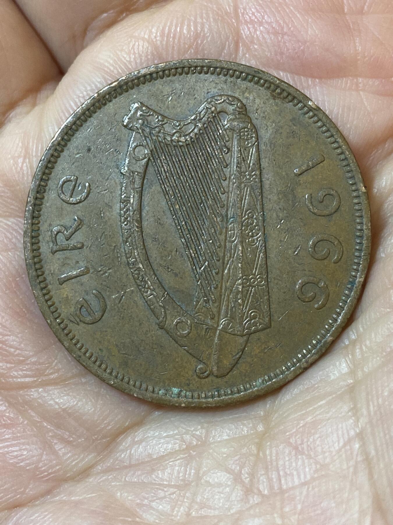 2026年第二十五场(总第一百九十四场）外国好品散币场(免佣金) 爱尔兰🇮🇪1966年1便士(共和国时期第一套)