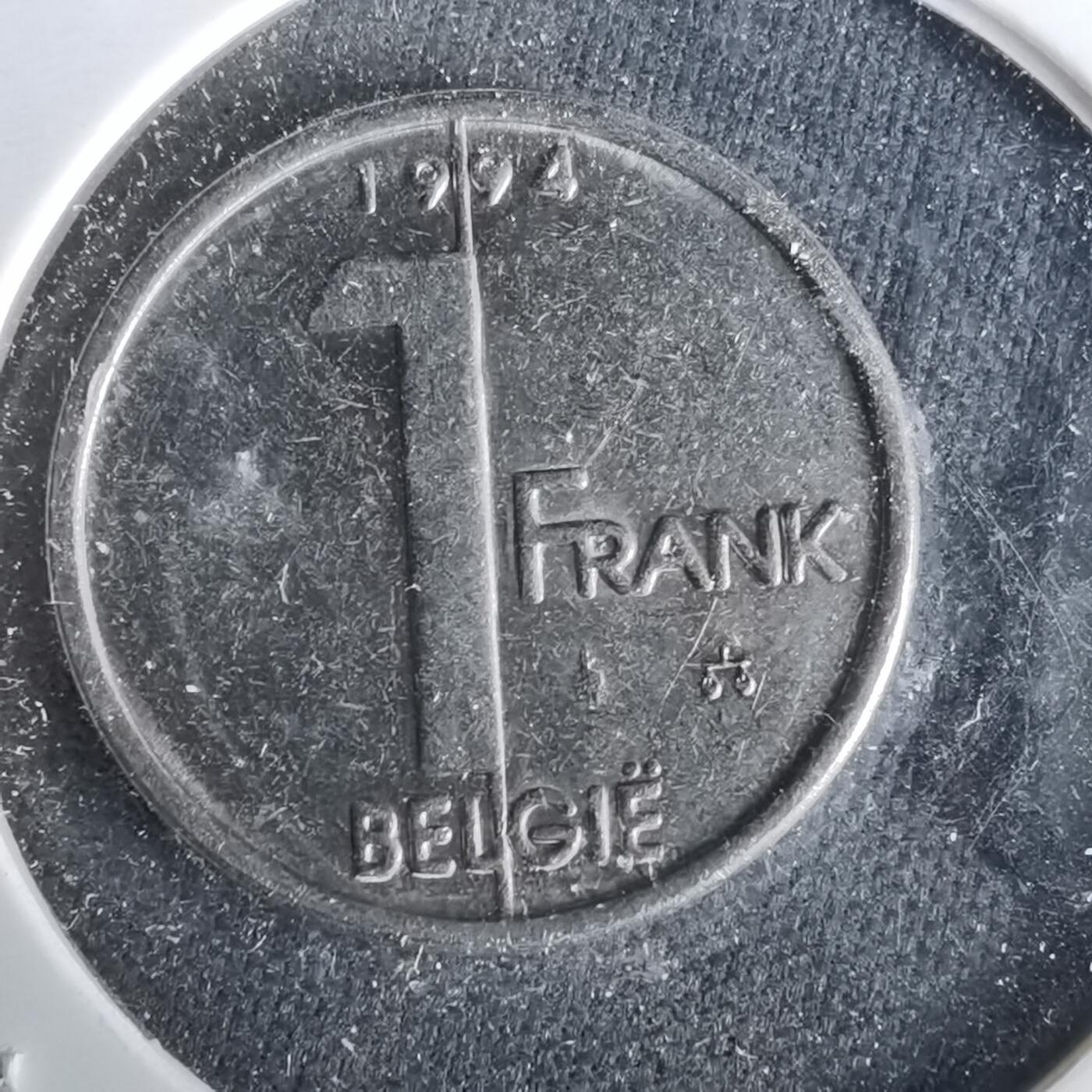 沼泽如烟--第993场 比利时1994年1法郎