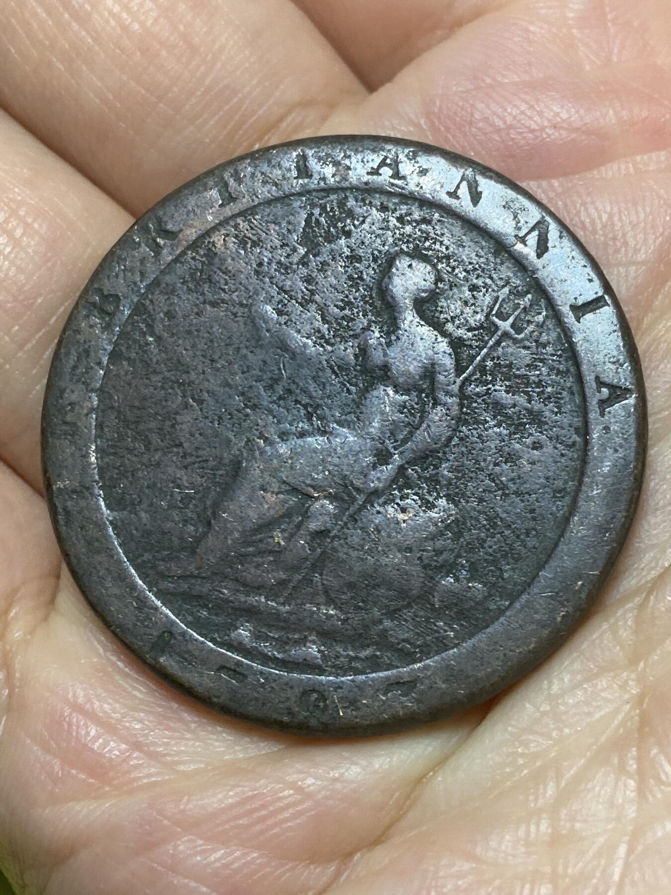 2026年第二十六场(总第一百九十五场）外国好品散币场(免佣金) 英国🇬🇧1797年车轮1便士(乔治三世时期)