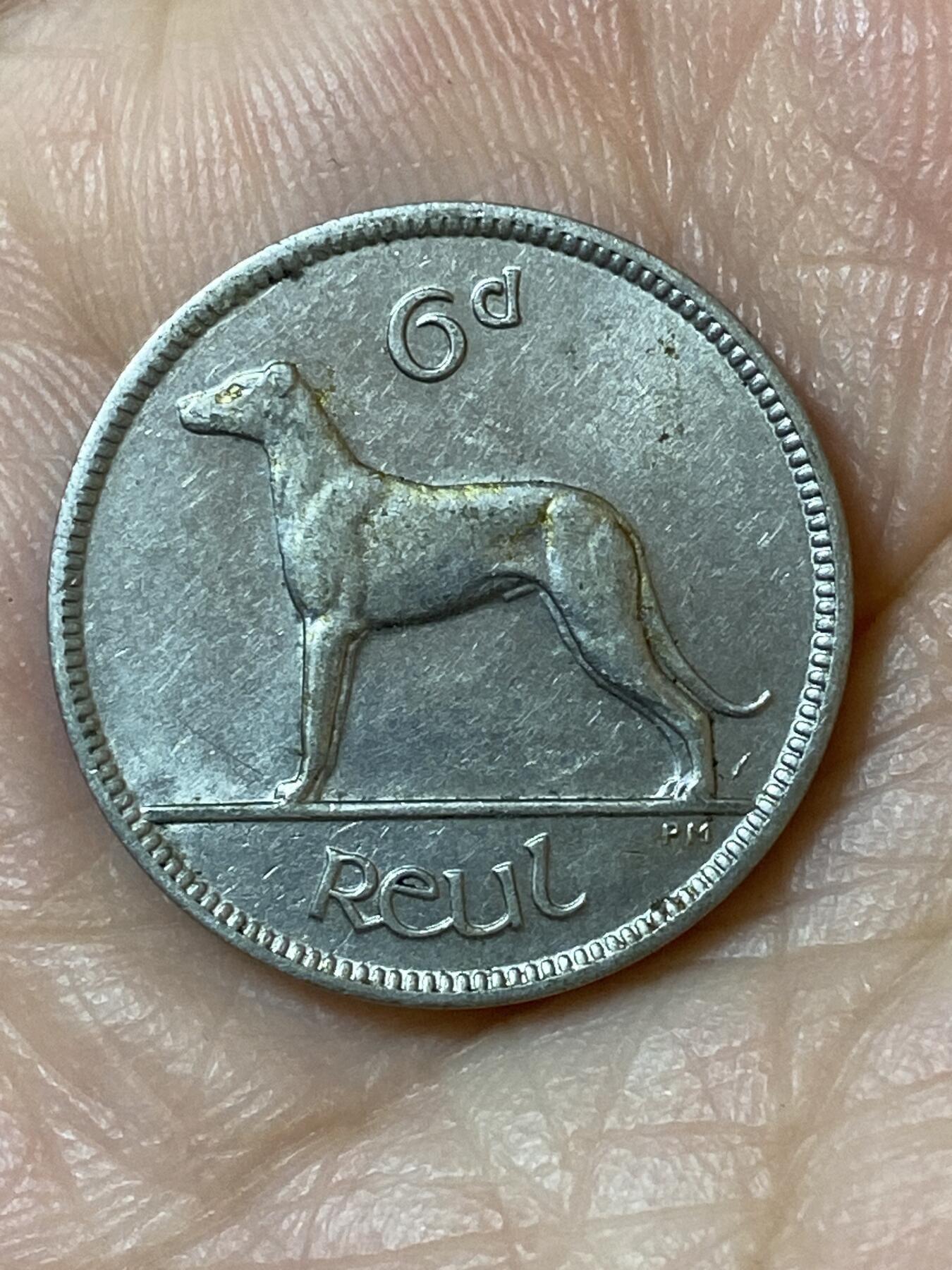 2026年第二十五场(总第一百九十四场）外国好品散币场(免佣金) 爱尔兰1928年6便士(英辖自由邦时期，首发年)