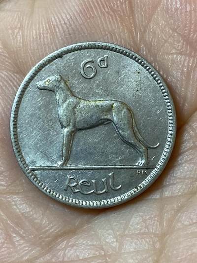 2026年第二十五场(总第一百九十四场）外国好品散币场(免佣金) - 爱尔兰1928年6便士(英辖自由邦时期，首发年)