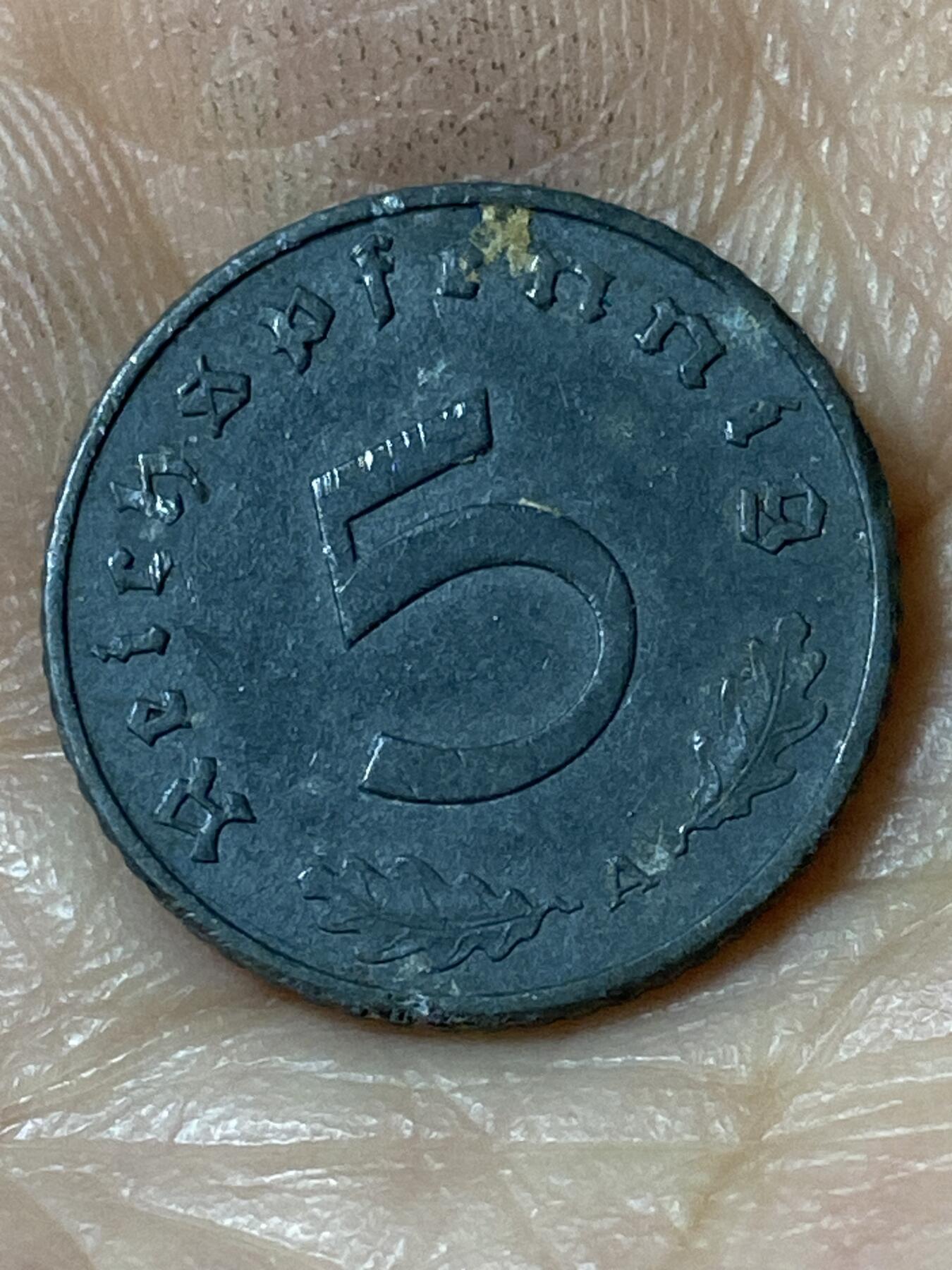 2026年第二十五场(总第一百九十四场）外国好品散币场(免佣金) 好品–德意志第三帝国1941年5芬尼(A标，柏林造)