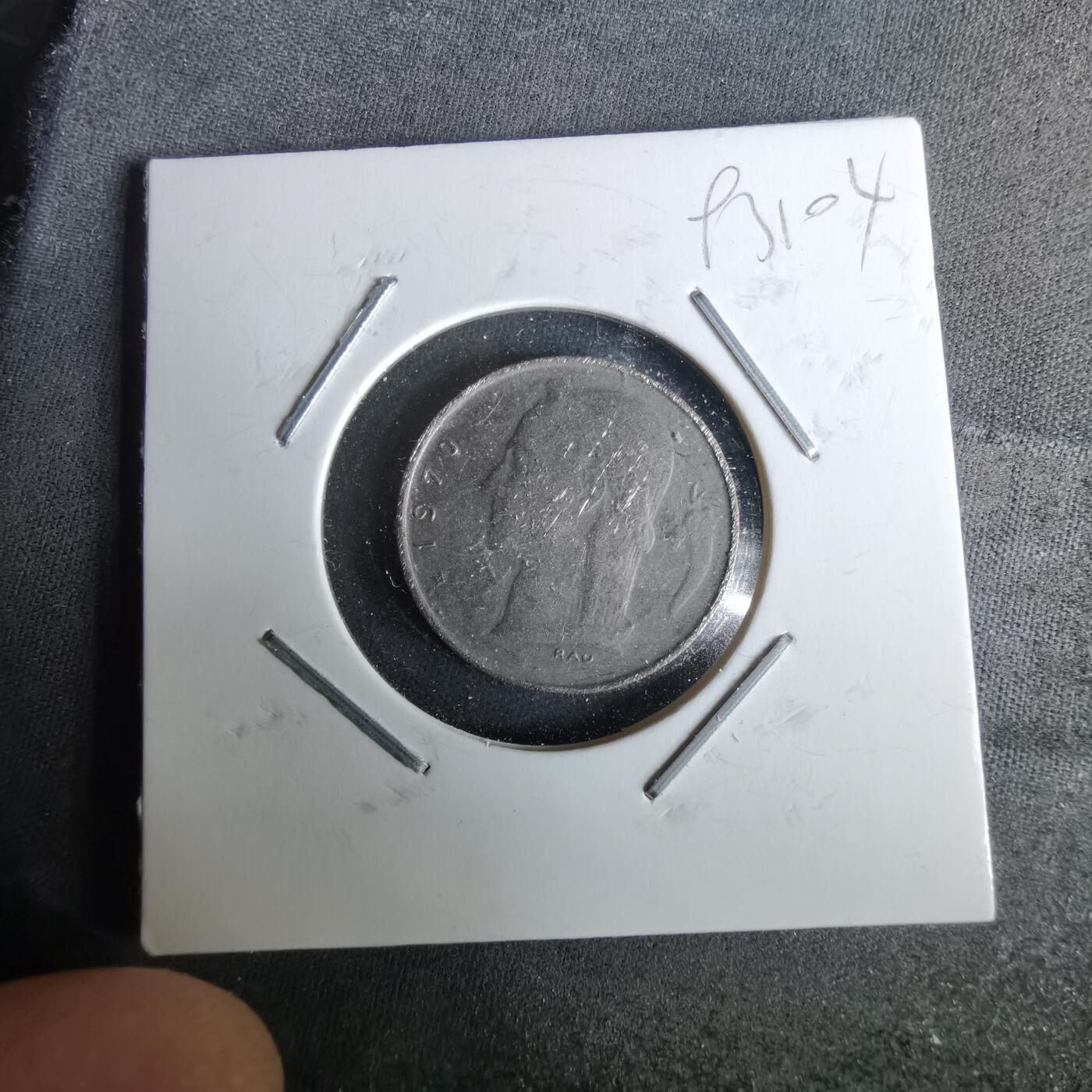 沼泽如烟--第993场 比利时1970年1法郎