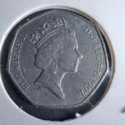 沼泽如烟--第995场 - 英国1997年50便士