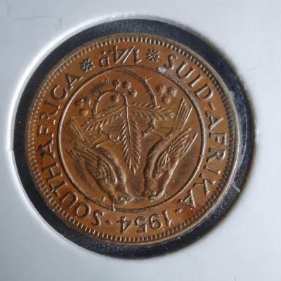 沼泽如烟--第995场 - 南非1954年四分之一便士