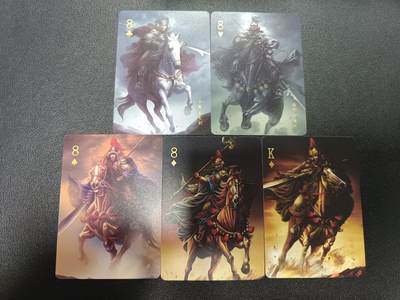 天玑星卡拍第172期《2.23周一截拍》持续收拍收评中 满赠卡需备注 - 三国志 曹魏五子良将 扑克牌 五张