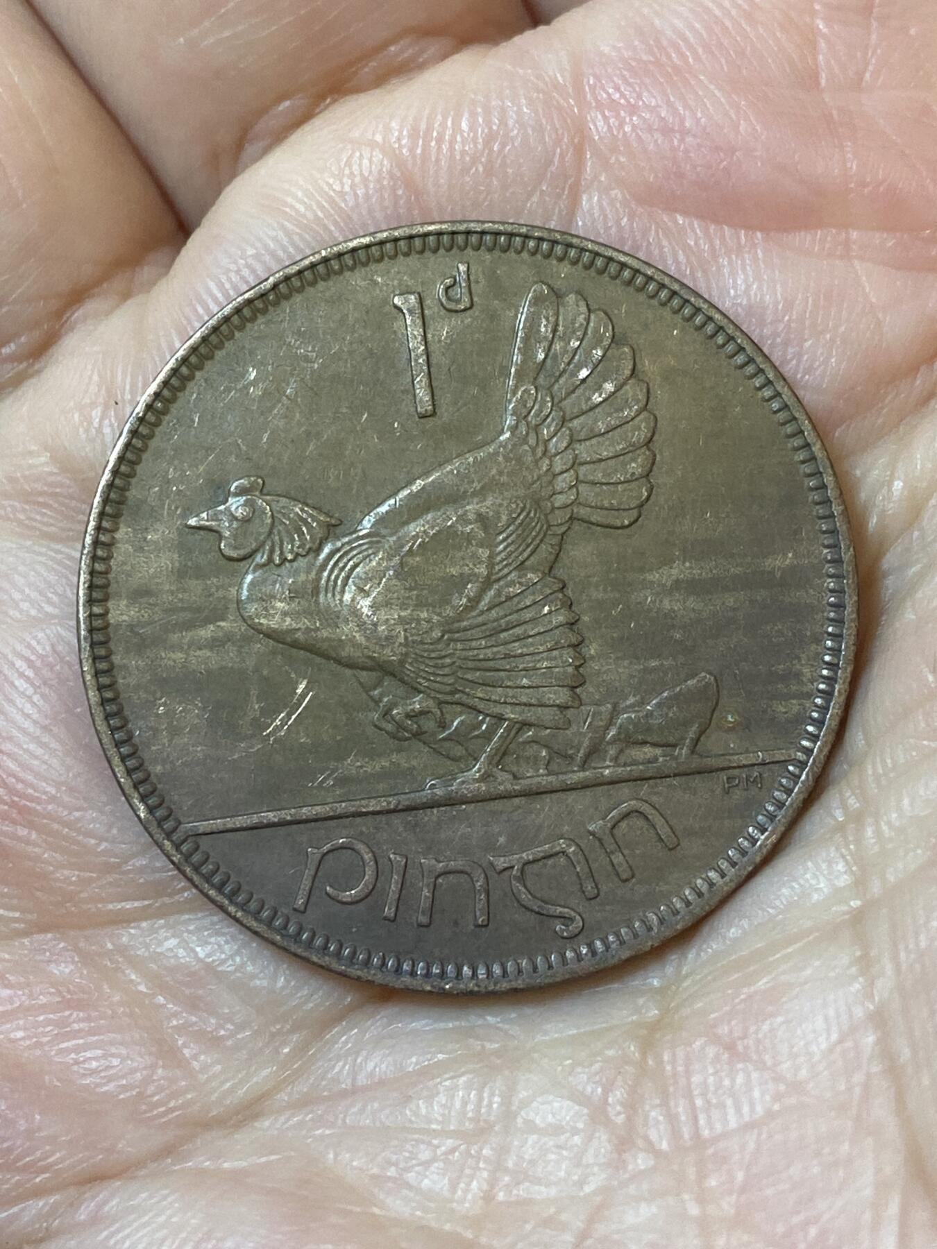 2026年第二十五场(总第一百九十四场）外国好品散币场(免佣金) 爱尔兰1928年1便士(英辖自由邦时期，首发年)