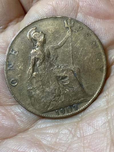 2026年第二十五场(总第一百九十四场）外国好品散币场(免佣金) - 英国🇬🇧1907年1便士(爱德华七世时期)