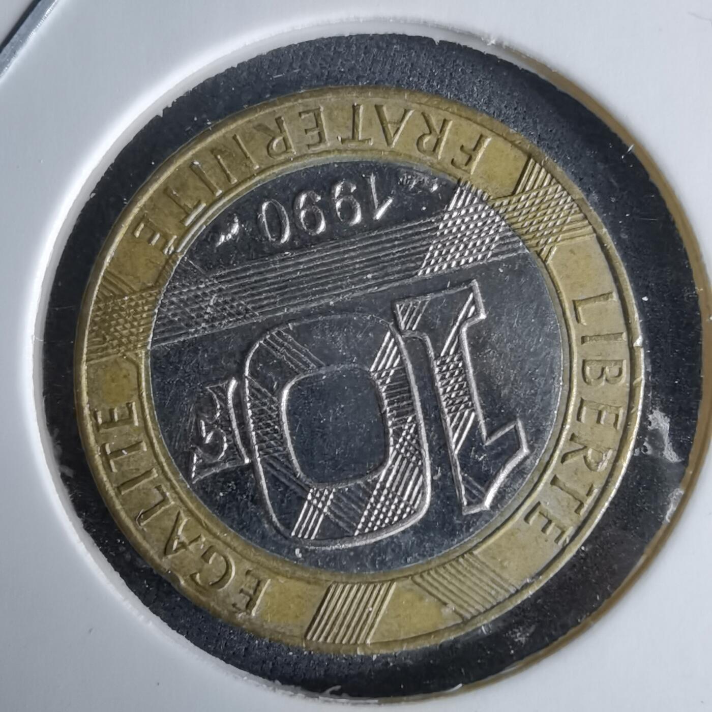 沼泽如烟--第995场 法国1990年10法郎