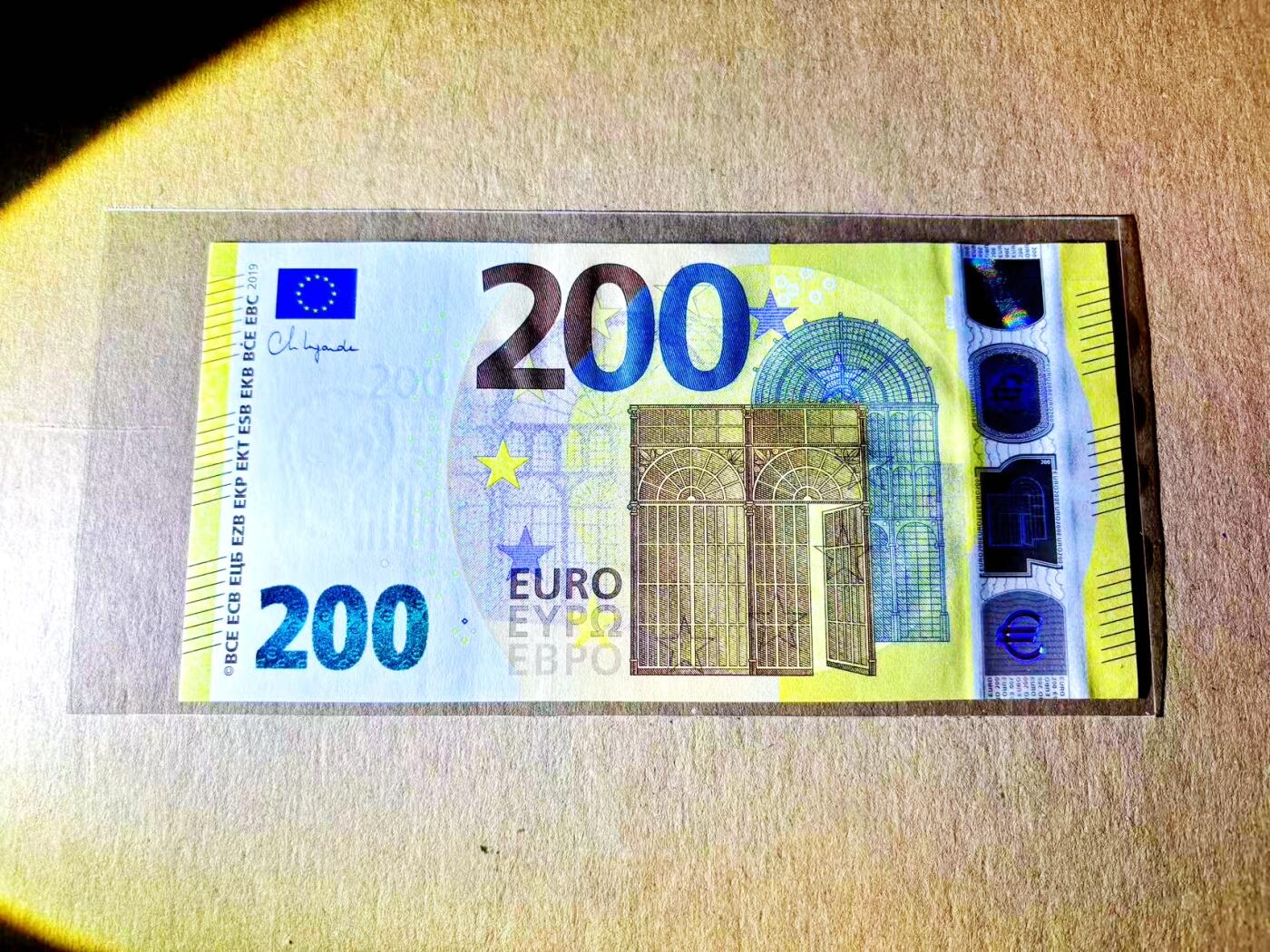 【Blue Auction】世界纸币精拍第787期——18级TOP拍卖/信誉/品质/专业/高效💫  【无47】欧盟 2019年200欧元 全新UNC