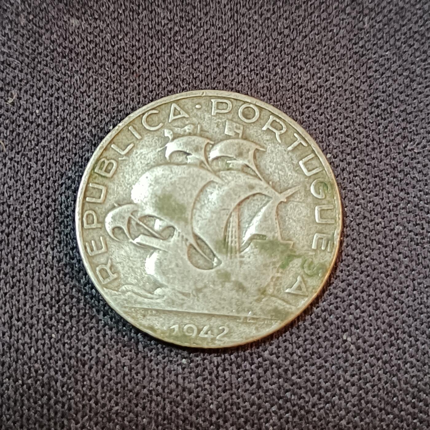 【游宝拍卖】丙午蛇马年第2期 葡萄牙1942年2.5埃斯库多银币