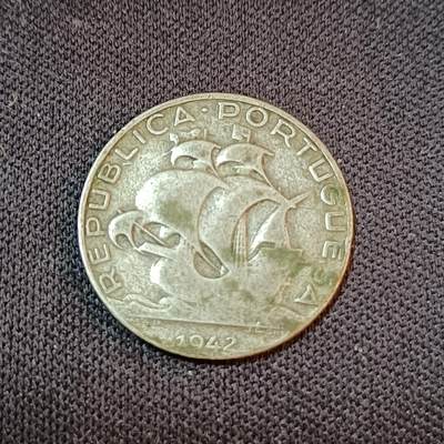 【游宝拍卖】丙午蛇马年第2期 - 葡萄牙1942年2.5埃斯库多银币