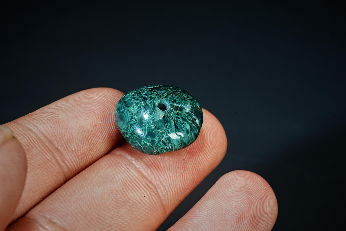 上海都达杂项专场三十一【全场包邮】  巴西老矿绿幽灵平安扣89-122