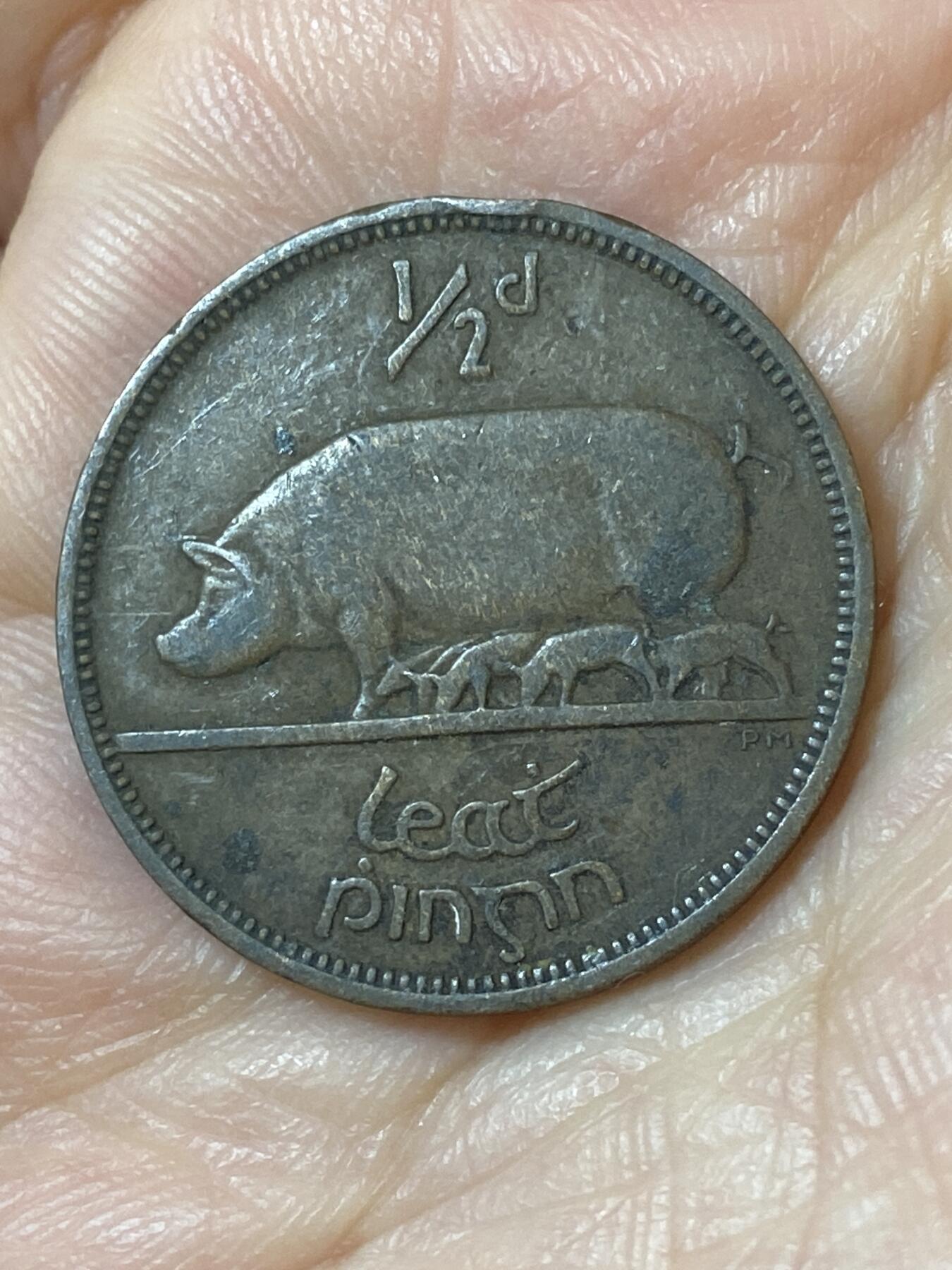 2026年第二十五场(总第一百九十四场）外国好品散币场(免佣金) 稀年–爱尔兰🇮🇪1940年1/2便士(共和国时期第一套)