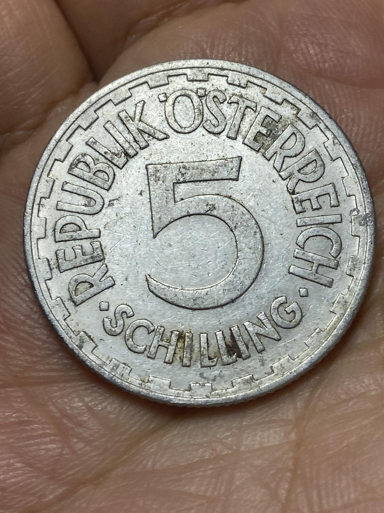 2026年第二十六场(总第一百九十五场）外国好品散币场(免佣金) 少见好品–奥地利🇦🇹1952年5先令(二战后共和国第一套)