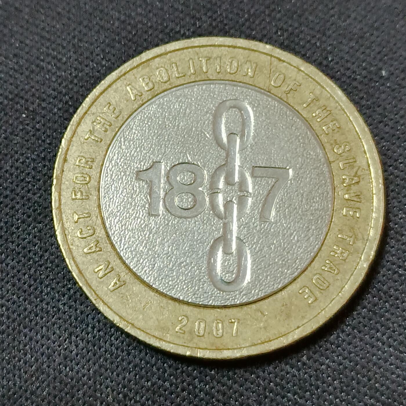 【游宝拍卖】丙午蛇马年第2期 英国2007年2英镑纪念币