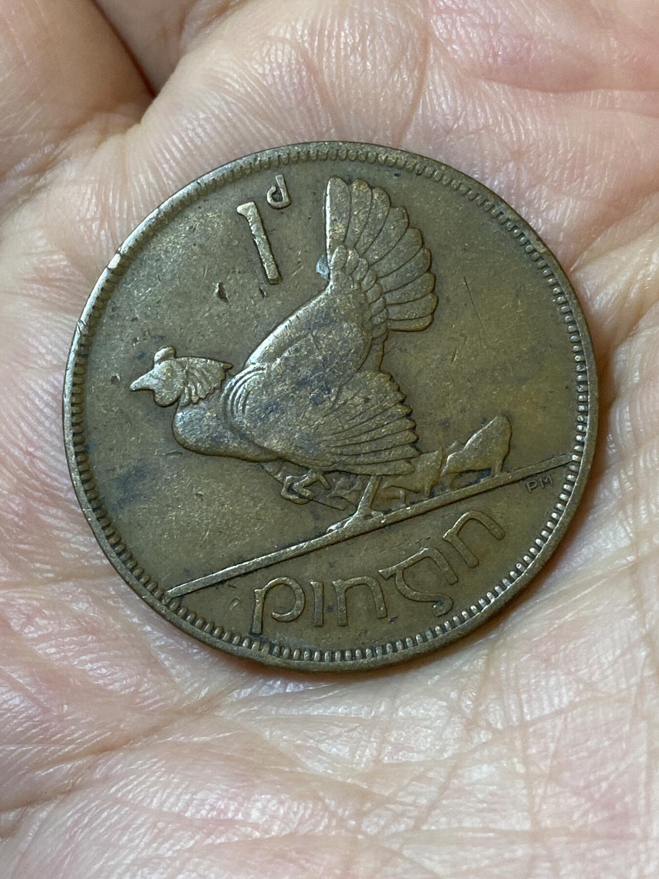 2026年第二十五场(总第一百九十四场）外国好品散币场(免佣金) 爱尔兰1928年1便士(英辖自由邦时期，首发年)