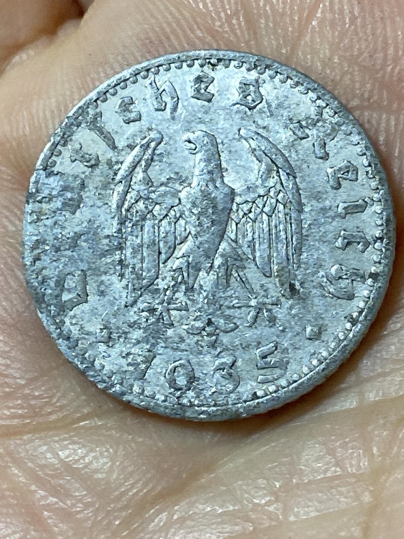 2026年第二十五场(总第一百九十四场）外国好品散币场(免佣金) 德意志第三帝国1935年50芬尼(第一版，A标，柏林造)